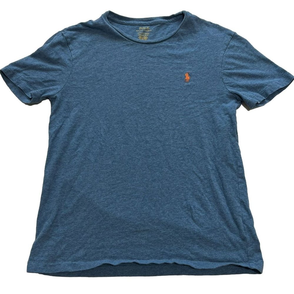 Polo Ralph Lauren‎ T-Shirt Blue Short Sleeve Women’s Size Small Embroidered Pony